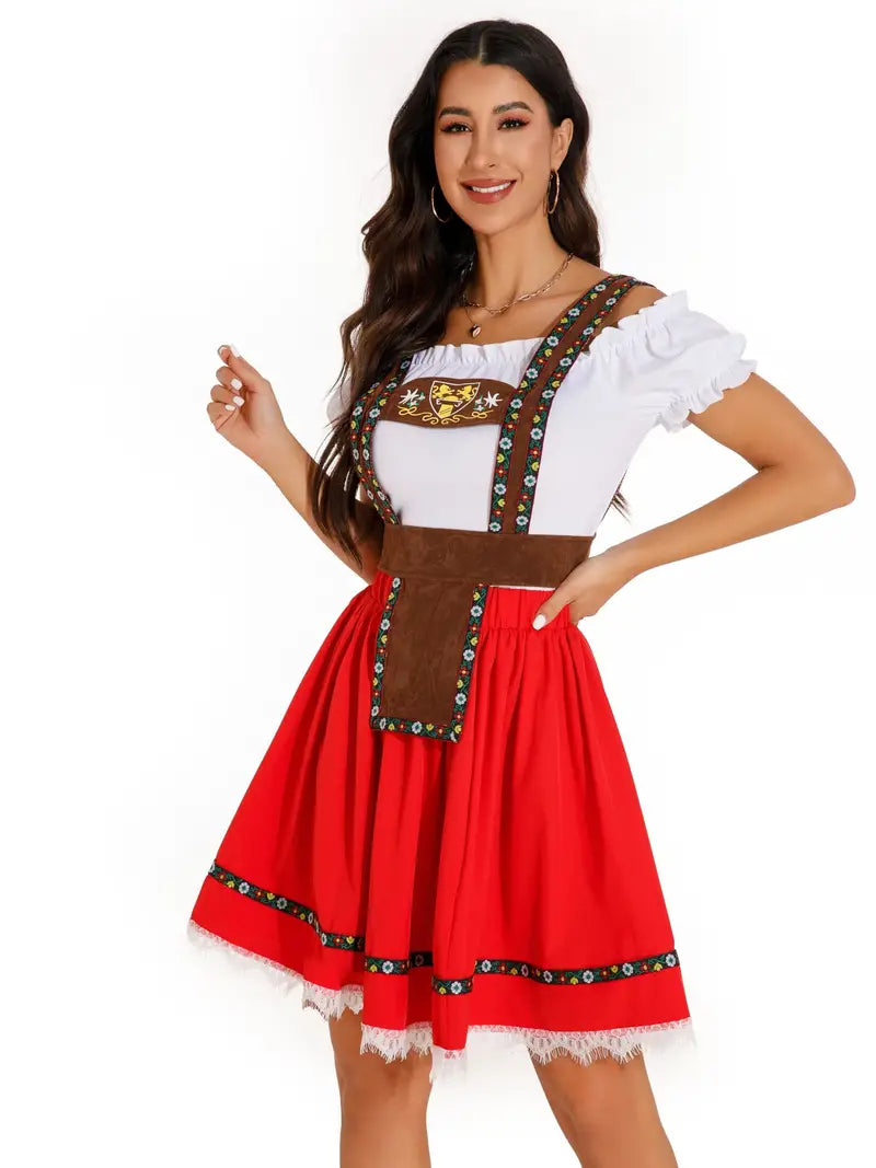 Product Image for Schulterfreies Kleid faschingskostüme damen, Rot / S