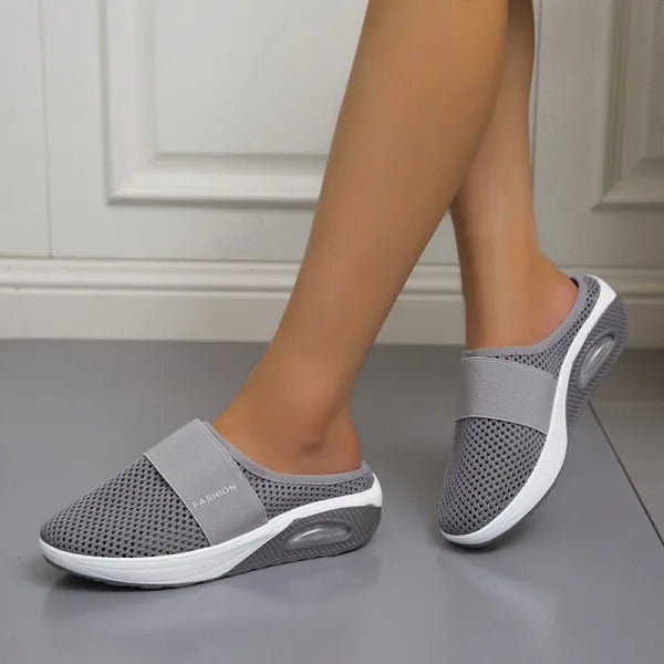 Product Image for Heidi-Mode | Orthopädische Sandalen Keilabsätze, Dunkelgrau / 42