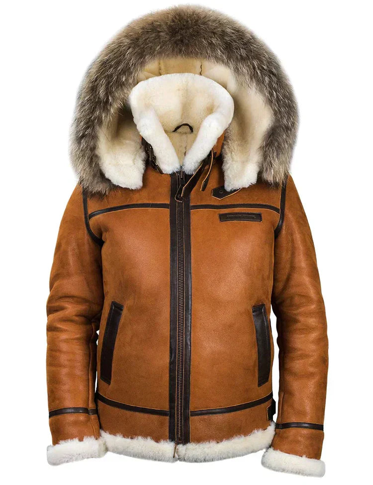 Product Image for Heidi-Mode | Veste En Mouton Avec Capuche En Fourrure, XS