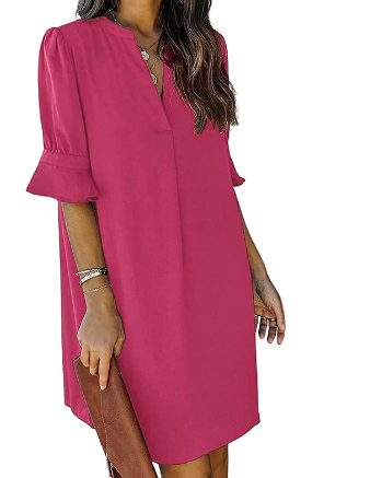 Product Image for Heidi-Mode | Laura Kleid für Einen Femininen Touch, Rose / 2XL