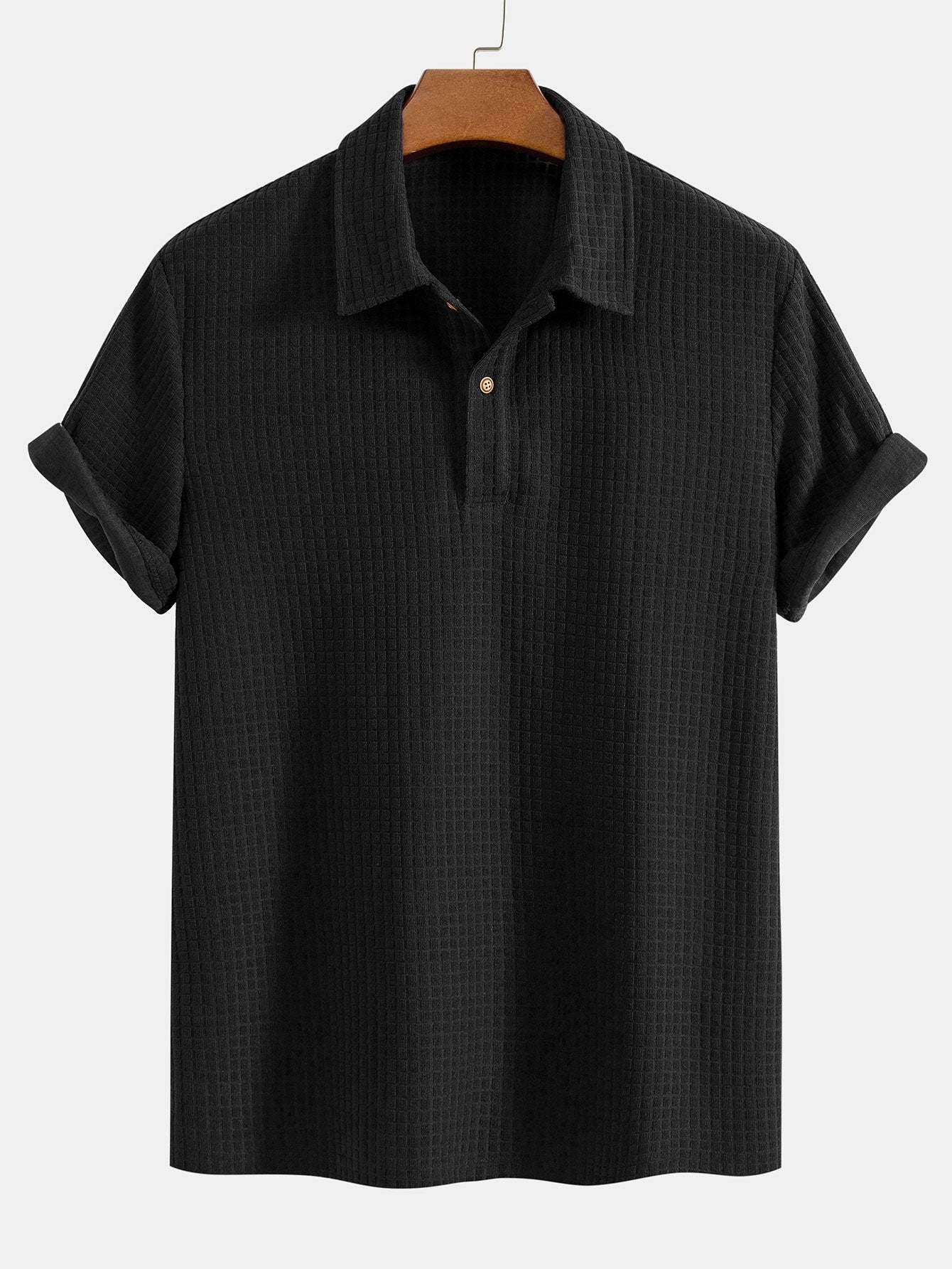 Product Image for Heidi-Mode | Poloshirt aus Frottee, Schwarz / M