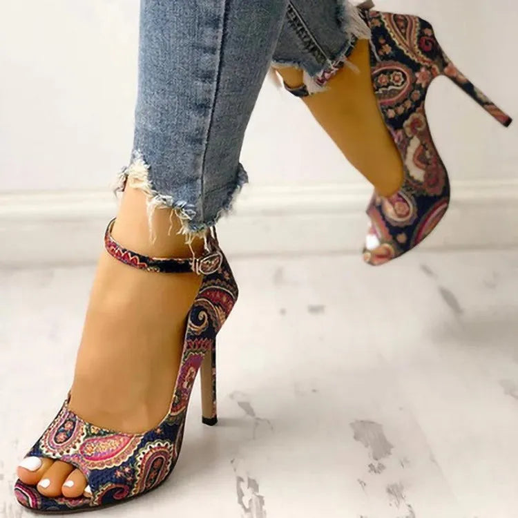 Product Image for Heidi-Mode | High Heels Peep Toe, BUNT / 43