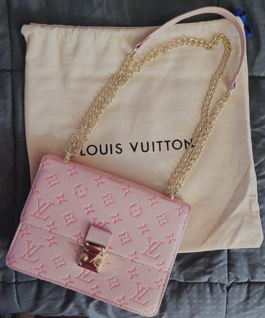 LV Alt. Gray & White Checkered Crossbody Wallet & Purse