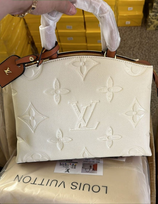 LV Alt. Gray & White Checkered Crossbody Wallet & Purse