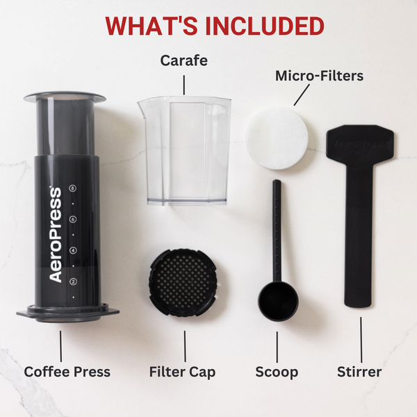 Aeropress XL. What's in the box