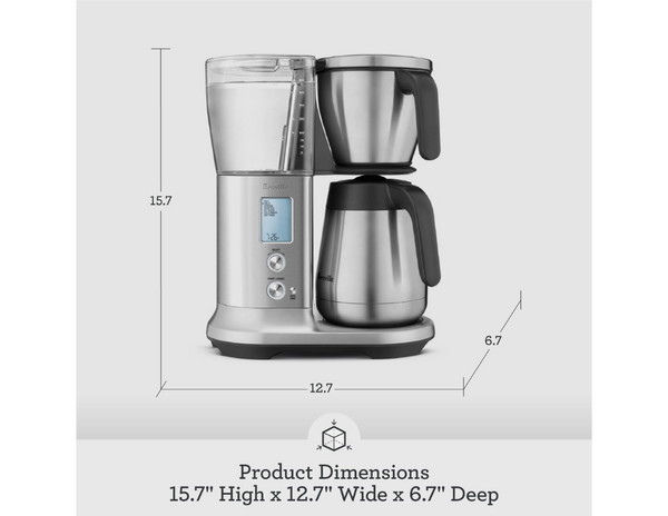 Breville Drip Coffee Maker Generous Capacity and Compact