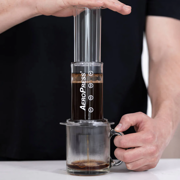 Brew with Aeropress Coffee Maker and Flow Cup
