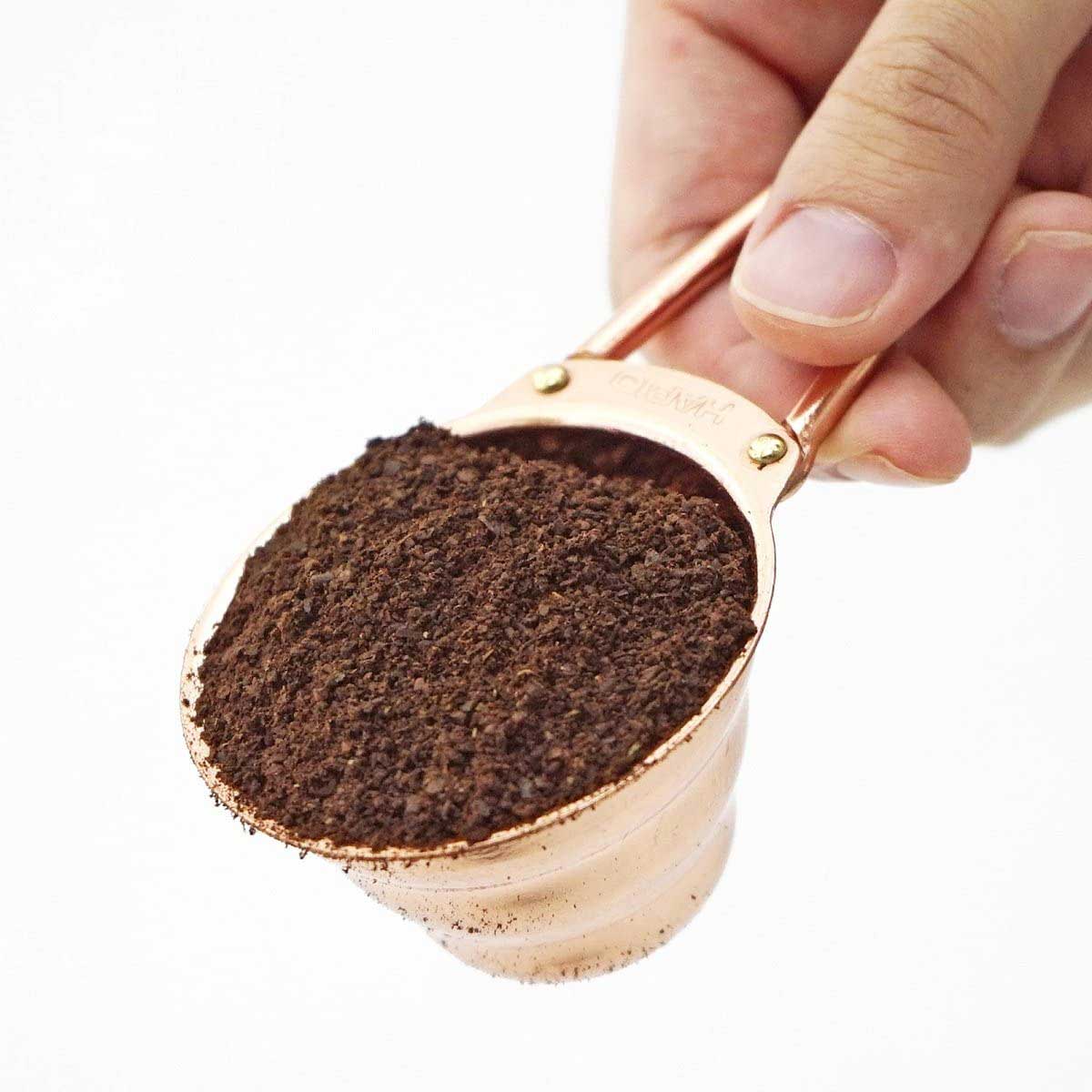 Hario Measuring Coffee Scoop, Coffee grounds 12 g. Capacity, Copper, V60