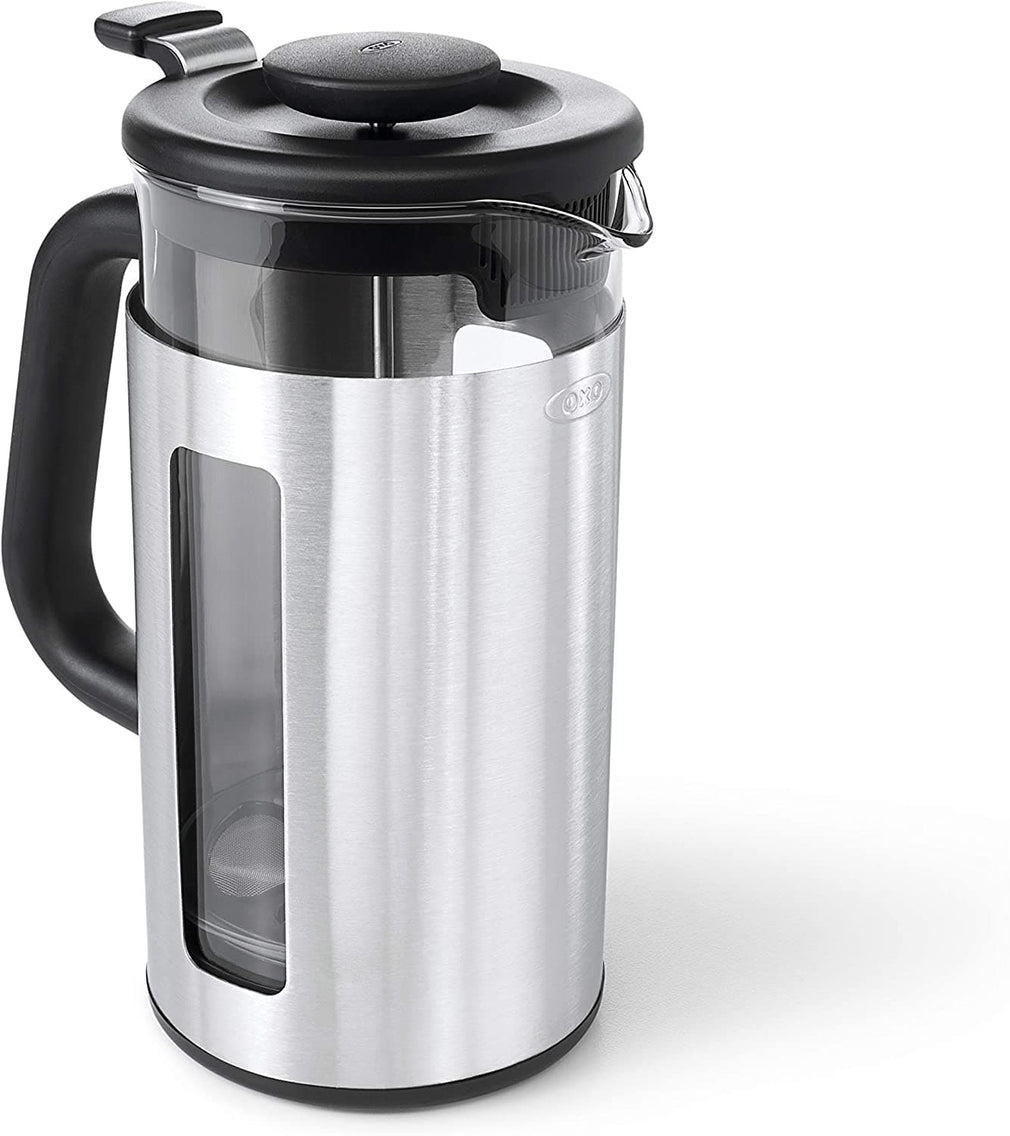 OXO 8Cup French Press with Grounds Lifter, Easy to Clean, 32 oz.