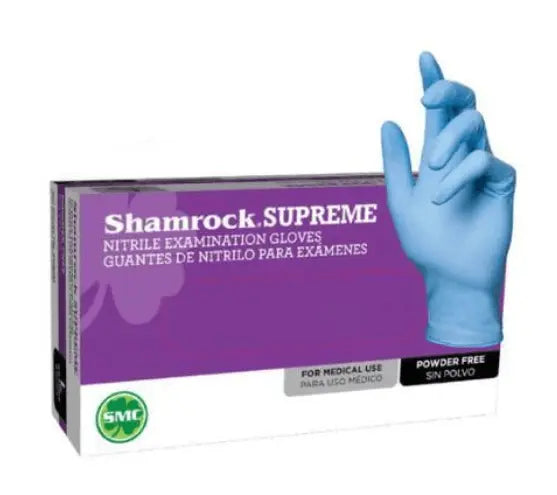 Shamrock Supreme Nitrile Examination Gloves Size X- large