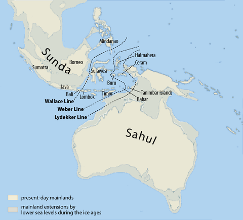 Map of Sundaland