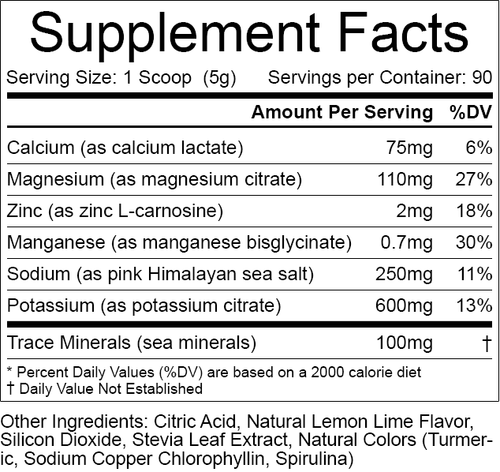 euLyte ingredients