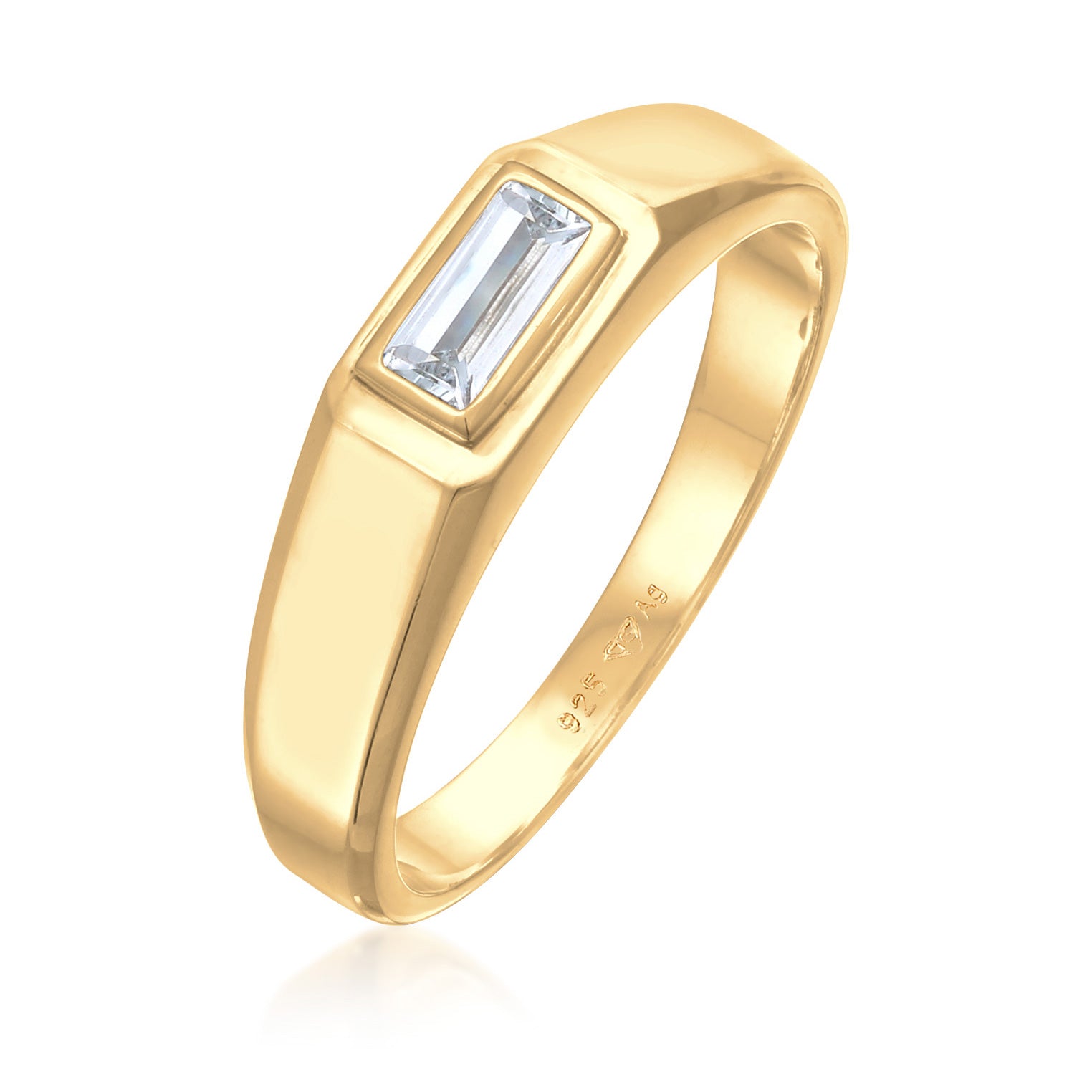 – | Signet Topaz Kuzzoi square (White) ring