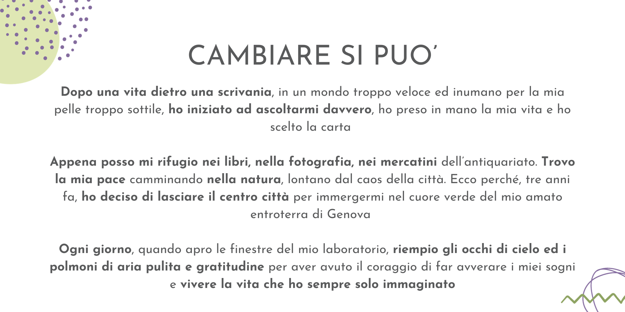 cartapesto -la mia esperienza - cambiare si può