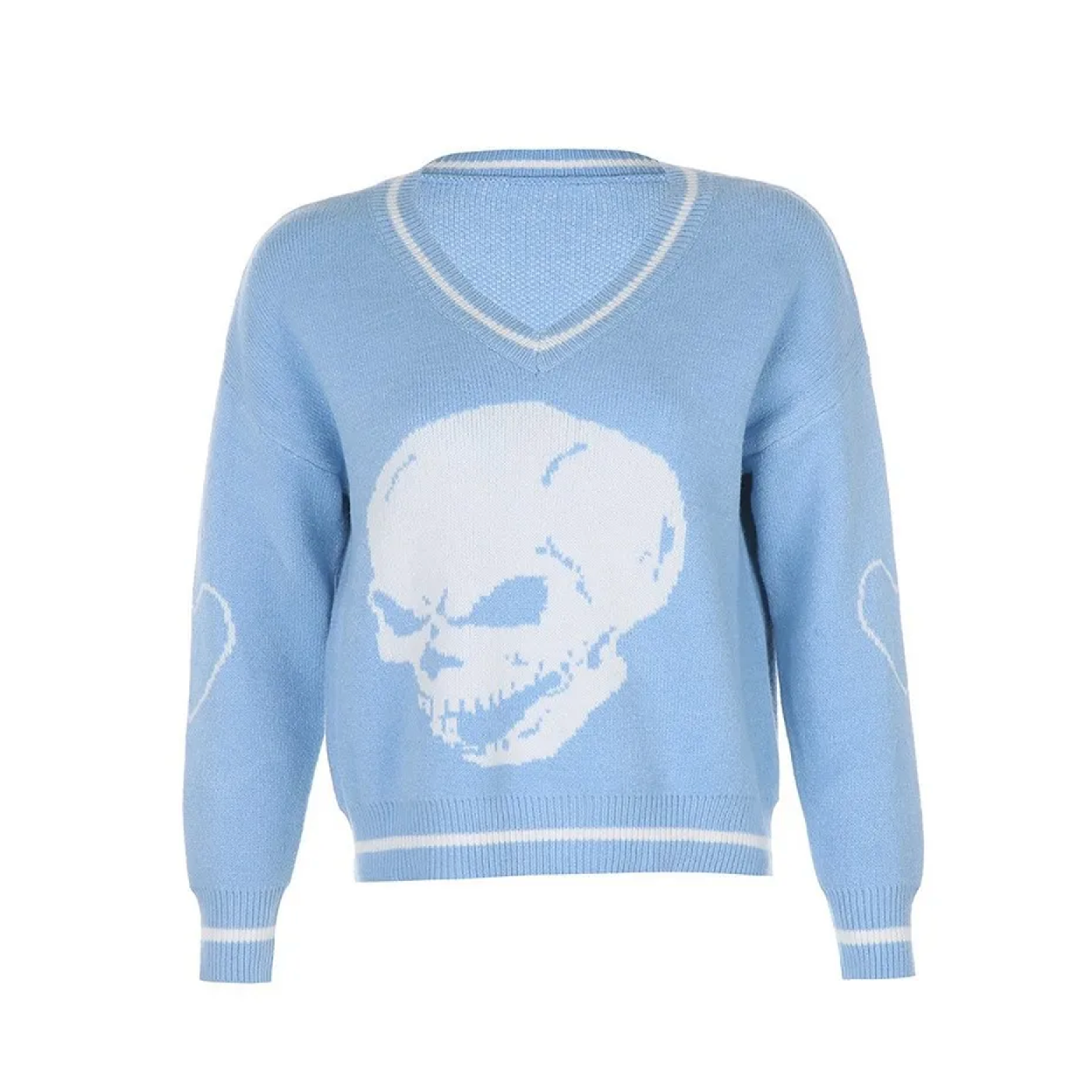 Skull Knit Y2K Sweater (2 Styles)