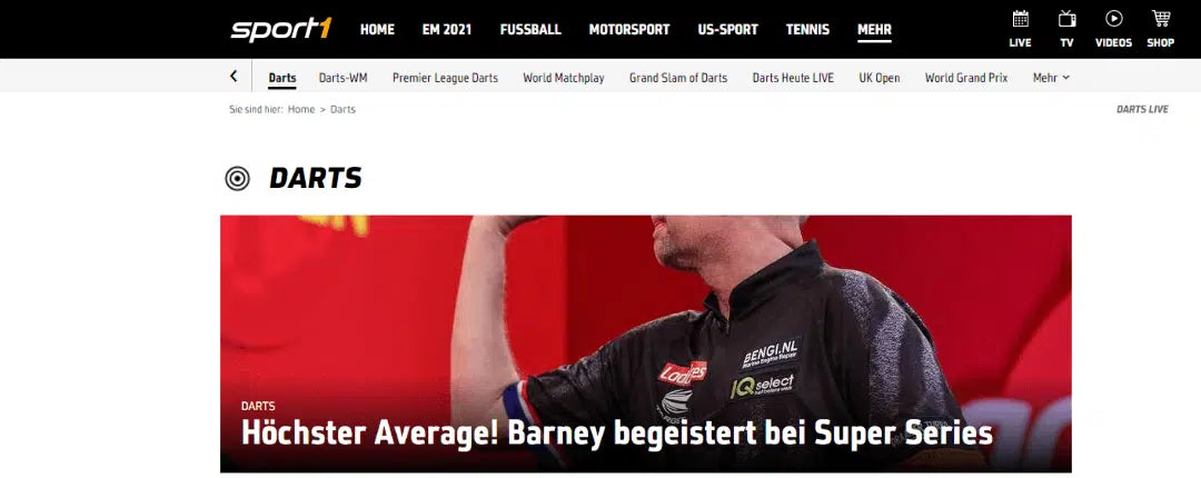 Sport 1 Darts Live