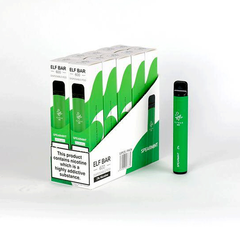 Elf Bar 600 Disposable Vape Puff Bar Pod vapeclubuk.co.uk