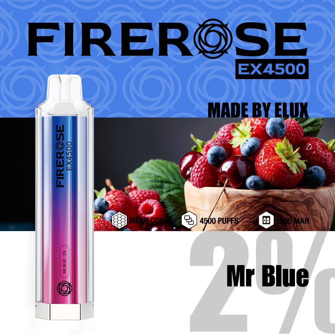 Firerose EX4500 Disposable Vape Puff Pod Device vapeclubuk.co.uk