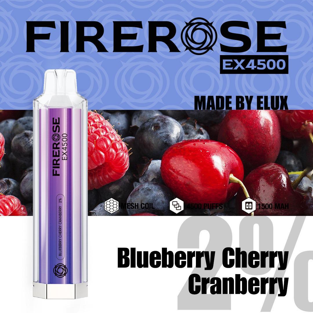 Firerose EX4500 Disposable Vape Puff Pod Device vapeclubuk.co.uk