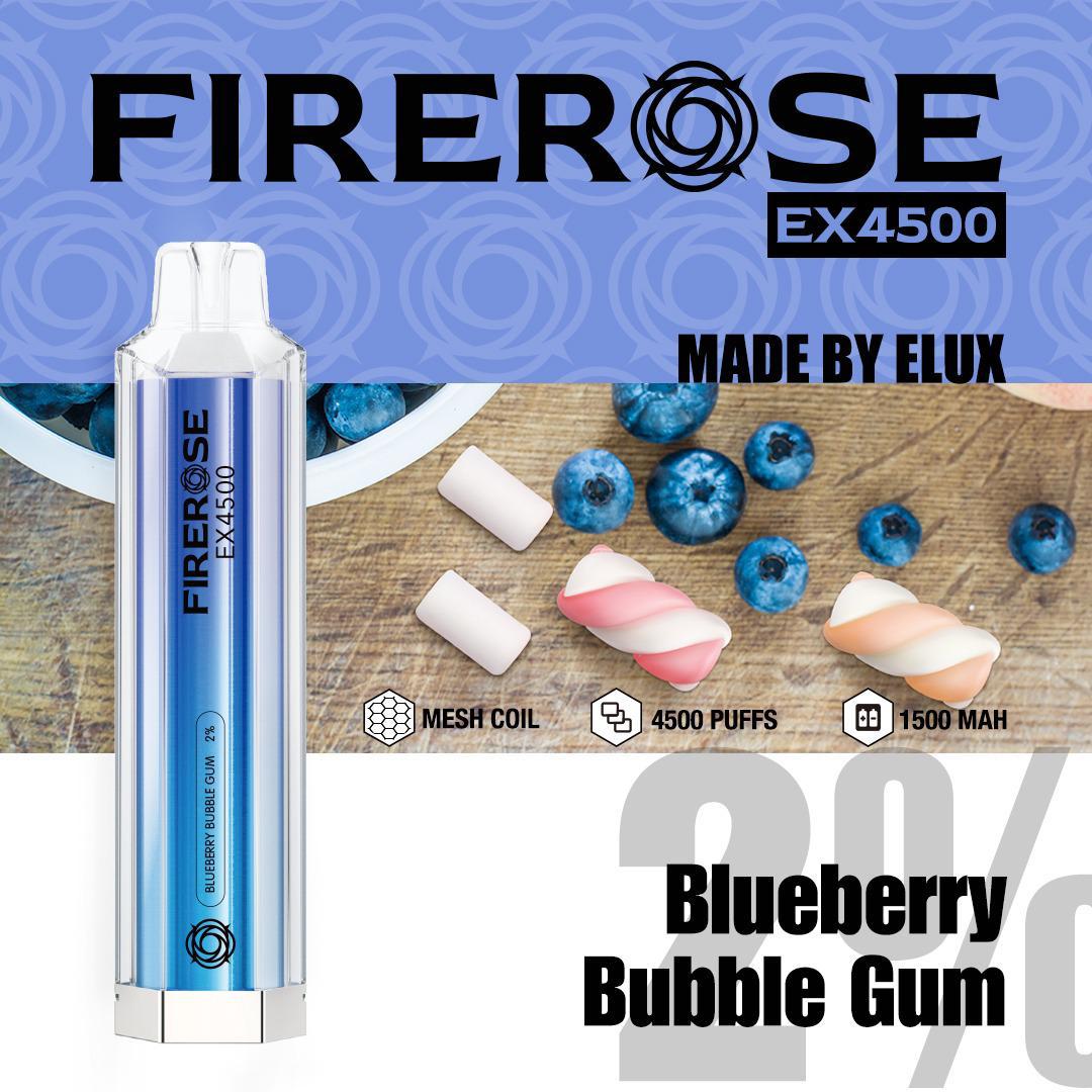 Firerose EX4500 Disposable Vape Puff Pod Device vapeclubuk.co.uk