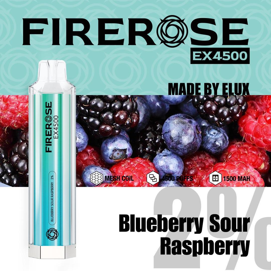 Firerose EX4500 Disposable Vape Puff Pod Device vapeclubuk.co.uk