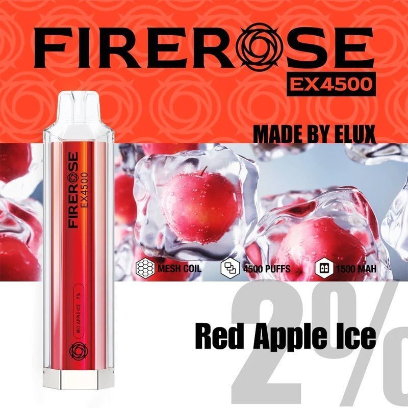 Firerose EX4500 Disposable Vape Puff Pod Device vapeclubuk.co.uk