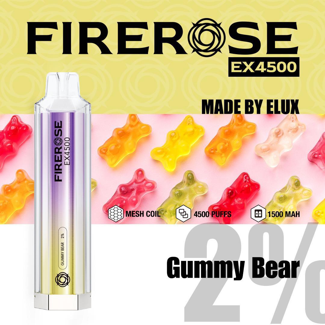 Firerose EX4500 Disposable Vape Puff Pod Device vapeclubuk.co.uk