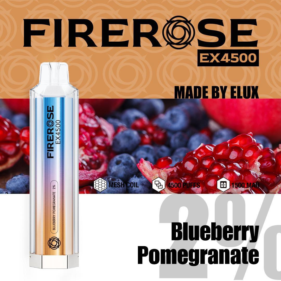 Firerose EX4500 Disposable Vape Puff Pod Device vapeclubuk.co.uk