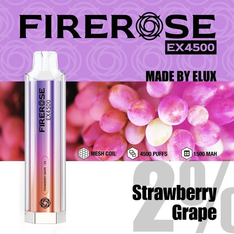 Firerose EX4500 Disposable Vape Puff Pod Device vapeclubuk.co.uk