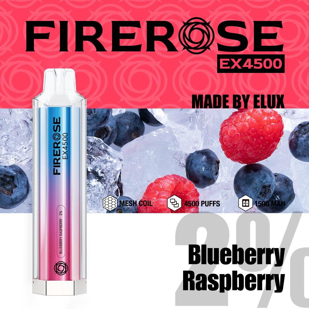 Firerose EX4500 Disposable Vape Puff Pod Device vapeclubuk.co.uk