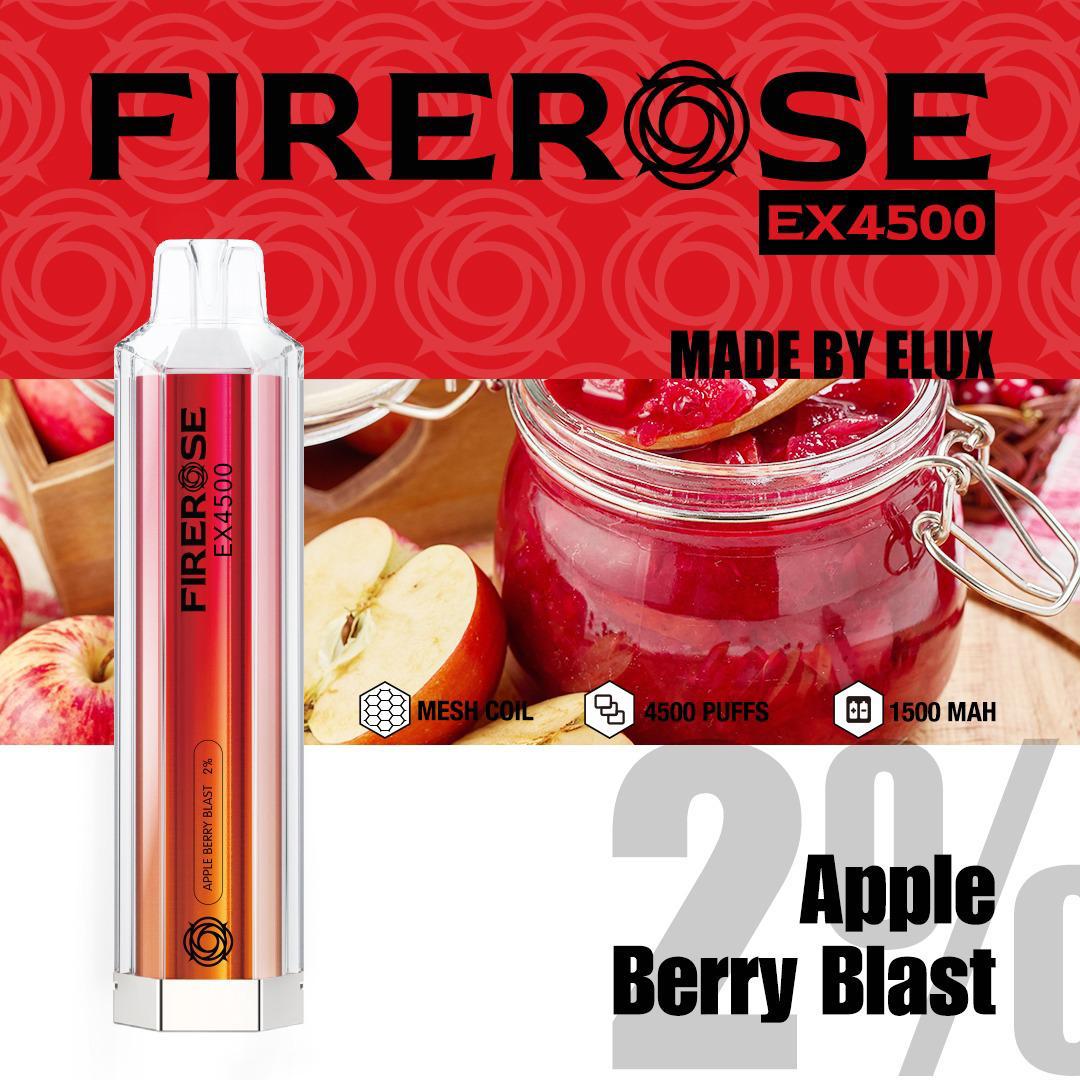 Firerose EX4500 Disposable Vape Puff Pod Device vapeclubuk.co.uk