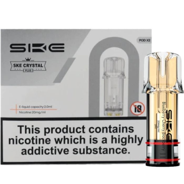 Ske Crytsal Plus Replacement Pods - Box of 10 vapeclubuk.co.uk