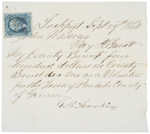 Civil War Bounty Receipt for 4 Soldiers, 1864 – Tortuga Trading