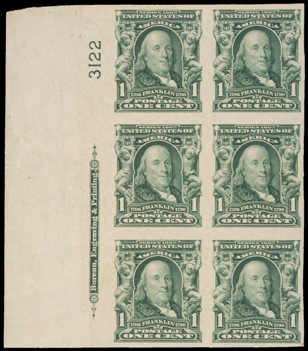 STAMPS: Block of Six Scott C5 16¢ Air Mail Stamps – Tortuga Trading