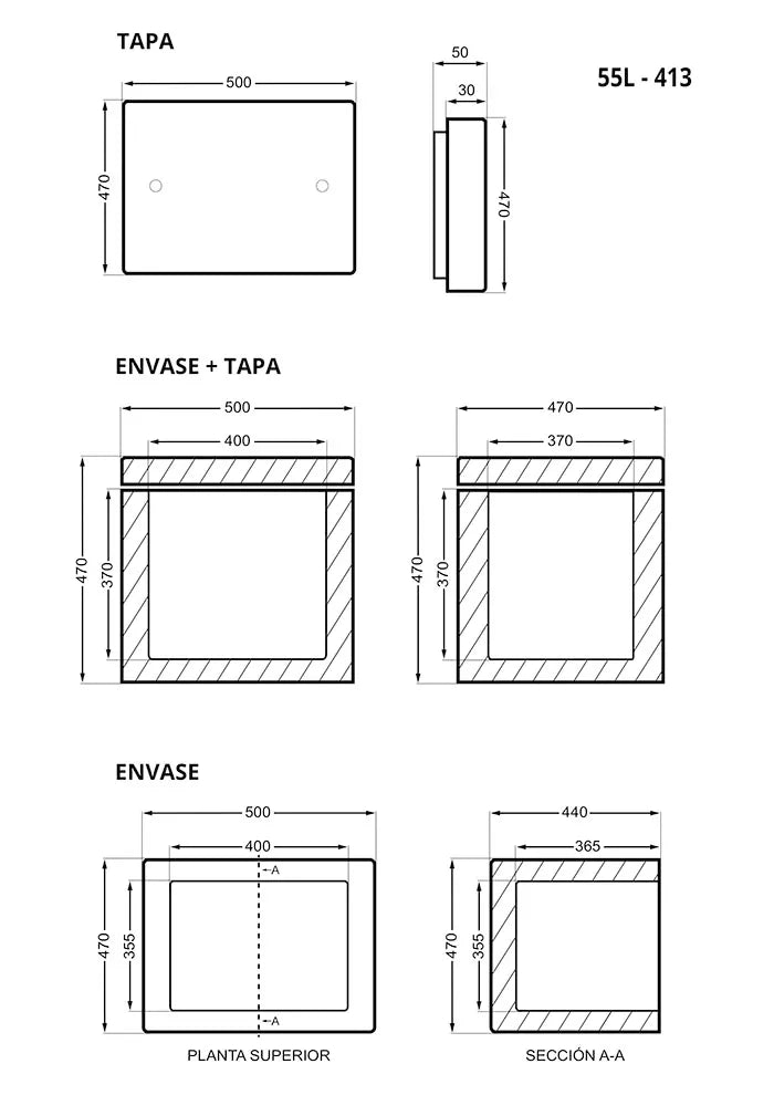 Caja Isotérmica de 55L