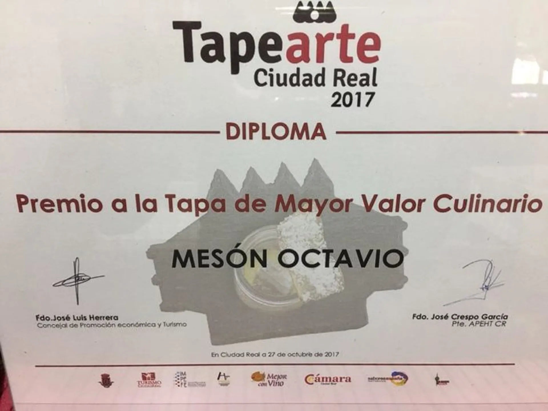 Mejor tapa en Ciudad Real 2017