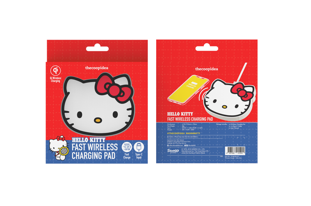 hello kitty wireless charging clock