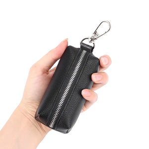 2023 New Genuine Leather Keychain Men Women Key Holder Organizer Pouch Cow Split Car Long Key Bag Housekeeper Key Case wallet BPW24 - Rob’s Warehouse