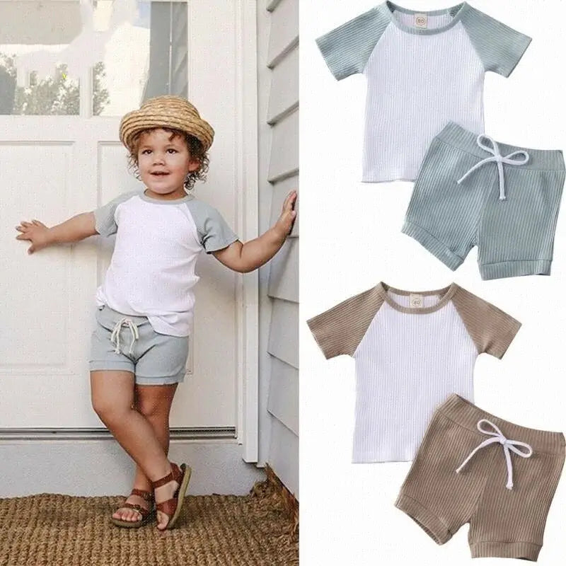 Baby Boy’s Shirt and Shorts Set
