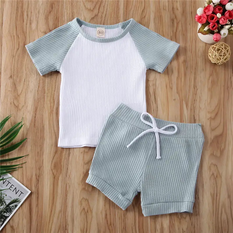 Baby Boy’s Shirt and Shorts Set