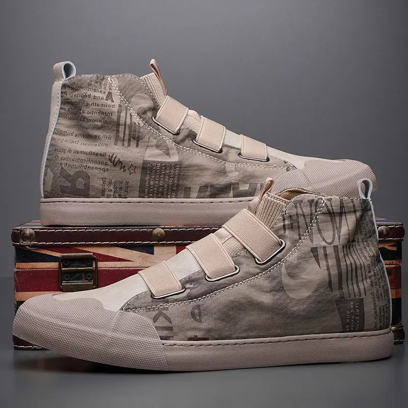 High-top Camouflage Shoes