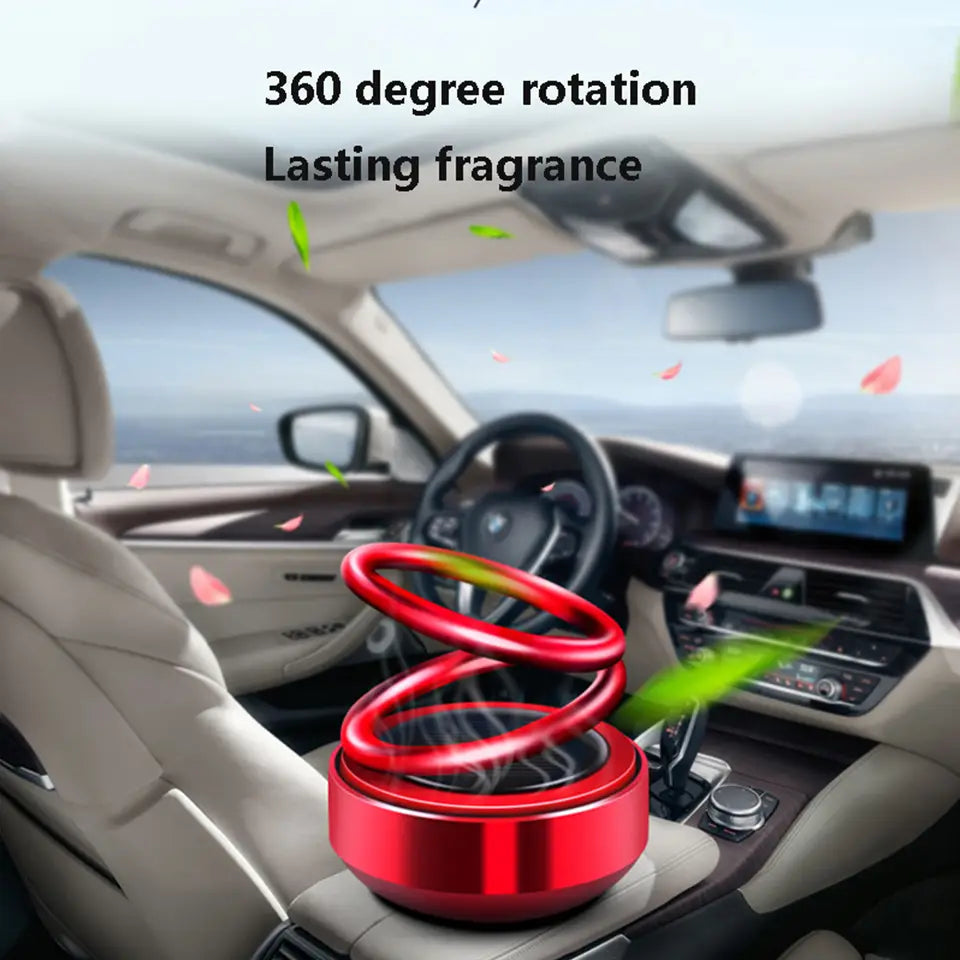 Solar Auto Rotation Car Air Freshener