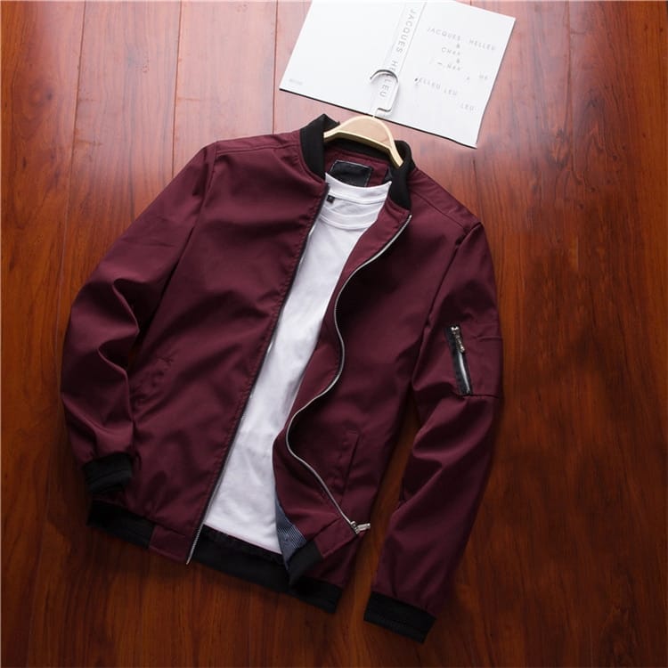 Casual Men’s Baseball Jacket