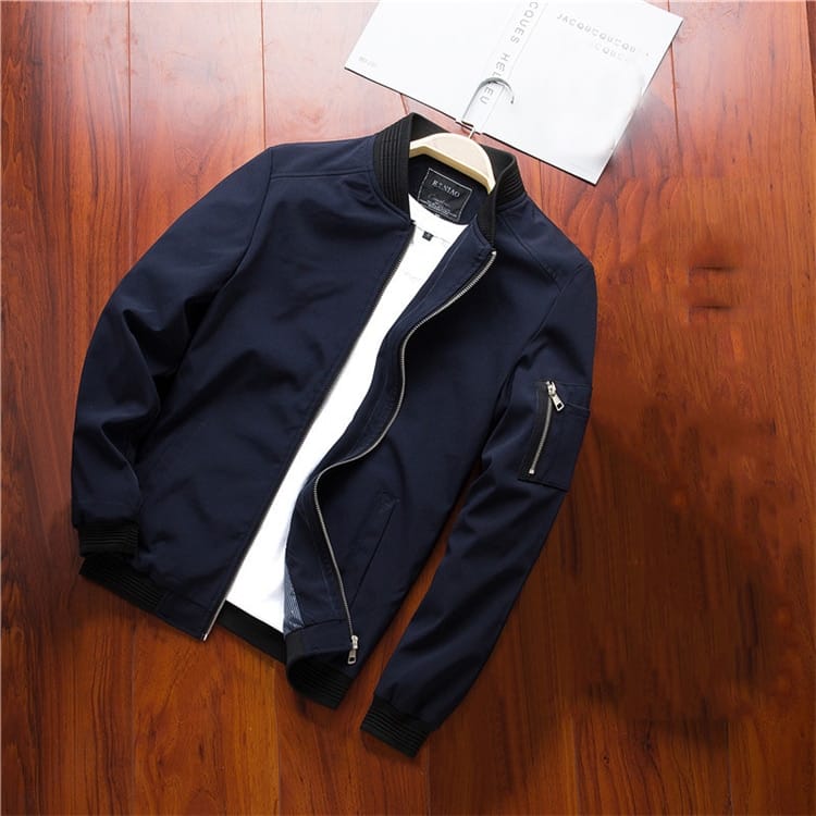 Casual Men’s Baseball Jacket