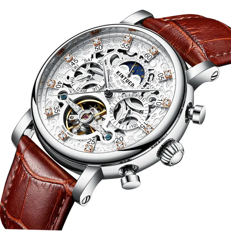 KINYUED Hollow Mechanical Watch