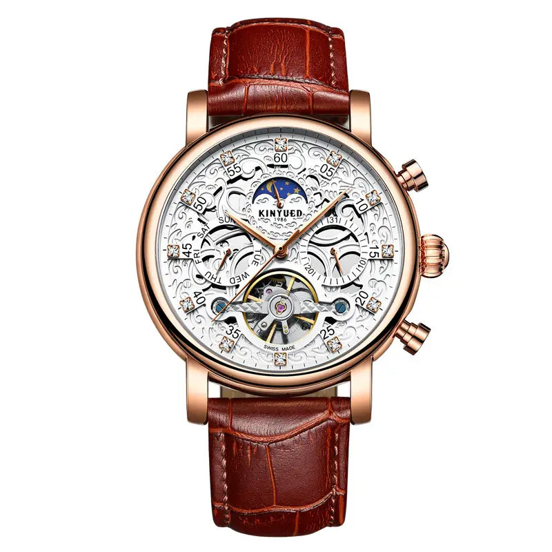 KINYUED Hollow Mechanical Watch