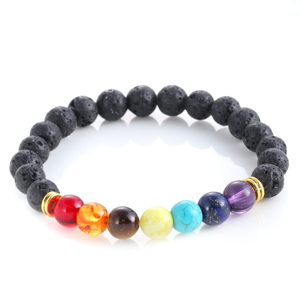 Seven Chakra Beaded Bracelet