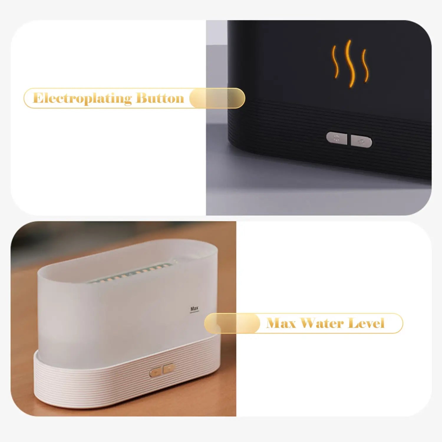 Flame Light Aroma Diffuser with Mist