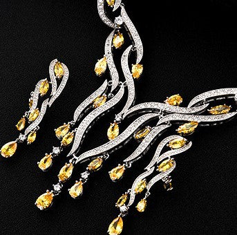 Crystal Zircon Jewelry Set