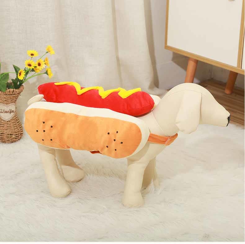 Funny Hot Dog Design Pet Costume